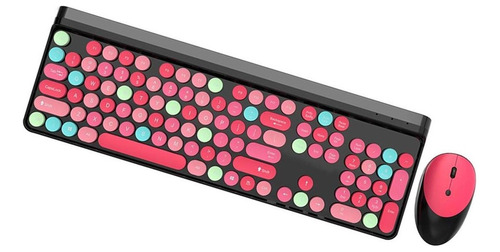 Pequeño Teclado Inalámbrico Bluetooth Negro Mixto