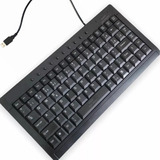 Teclado Com Fio Usb Pequeno Notebook Compacto Slim Mini