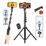 Trípode Selfie Stick 3en1 Bluetooth Control Remoto 170cm