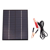 1 Placa De Carga De Batería De Panel Solar De 5,5 W Y 12 V,