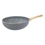 Wok Antiadherente Hudson 28 Cm Aluminio Granito