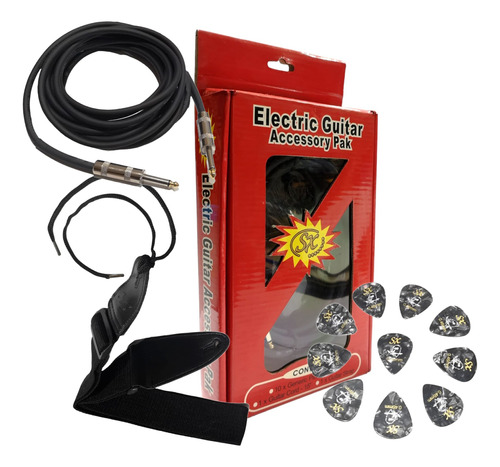 Pack De Accesorios Para Guitarra Electrica
