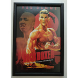 Kickboxer Van Damme / Poster Enmarcado 50 X 35 Cms