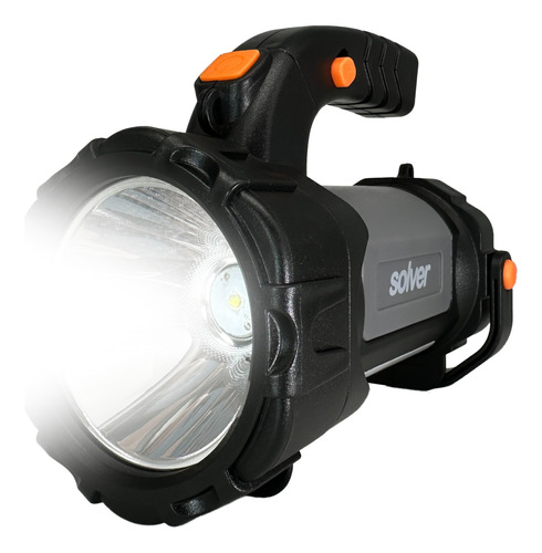 Lanterna Holofote Led Cree 5w Recarregavel Solver Slp-401 Portátil Resistente Potente Bivolt Recarregável
