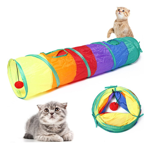 Brinquedo Pets Túnel Labirinto Para Gatos Cães Interativo 