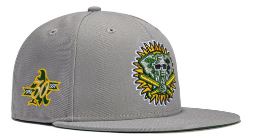 Gorra New Era Atleticos Oakland 59fifty  Plana Otc 30th