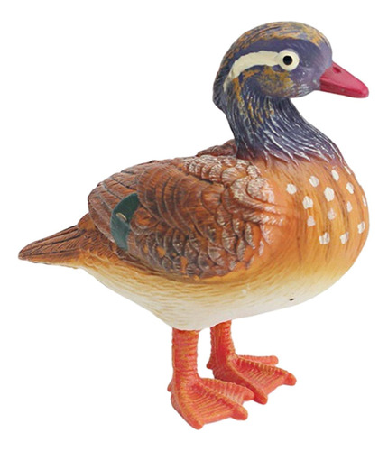 Figura De Pájaro Realista Figuras De Pato Mandarín