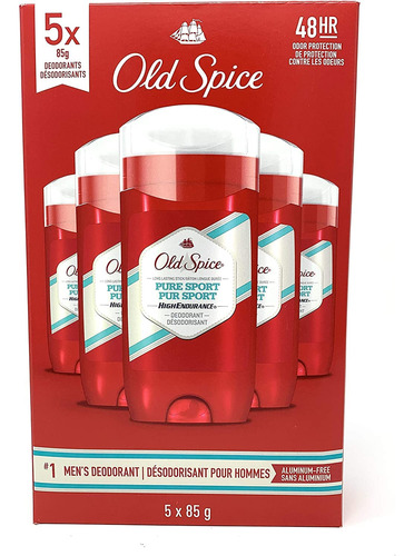 Desodorante Para Hombres De Old Spice High Endurance Pure S.