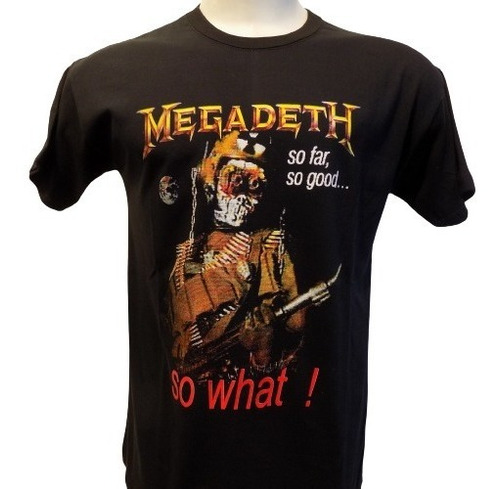 Remeras De Megadeth So Far, So Good... So What! Que Sea Rock