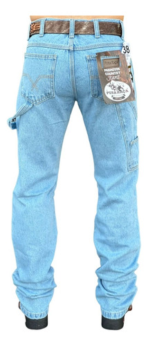 Calça Jeans Masculina Carpinteiro Destroyed Pura Raça