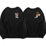 Duo Pareja Novios Sudaderas Bordada Tom Y Jerry Envio Gratis