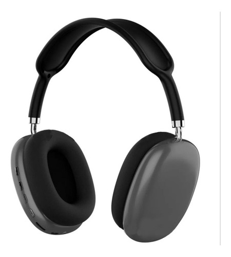 Auriculares Bluetooth Plegables Para Subwoofer AirPods Max, Color Negro Color De La Luz Negro