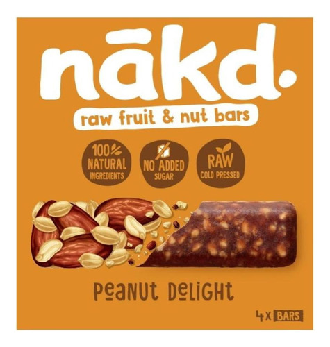 Barras De Proteínas Sin Gluten/azúcar X4 Nakd Especial 140g