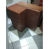 Mueble De Algarrobo En L Esquinero 