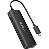 Hub Usb C Dockteck 4k 60 Hz, Adaptador Multipuerto Usb-c De