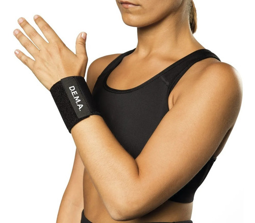 Muñequera Neoprene Abrojo Venda Mano Deportiva Tendinitis