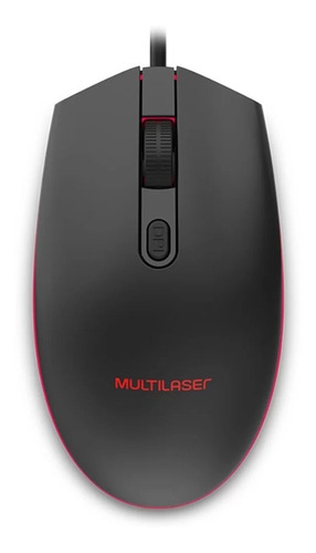 Mouse Gamer Usb 2400dpi Led 7 Preto Mo298 Multi