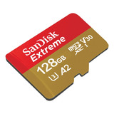 Cartão De Memória 128gb Micro Sd Extreme 190mbs 4k Sandisk