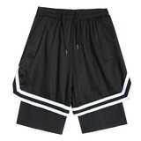 Baloncesto Short Con Licra Deportivos Transpirable Gym