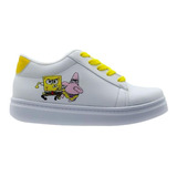 Tenis Para Niño Hombre Juvenil Diseño Bob Esponja 