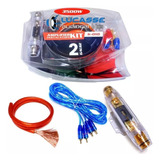 Kit De Cables Blauline Instalacion Potencia 2 Ga Gauge Anl