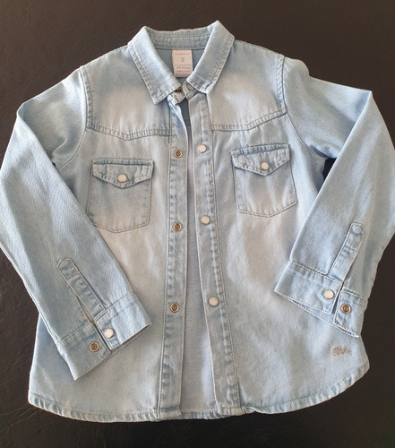 Camisa Jeans Nena Cheeky Talle Talle 2 Años 