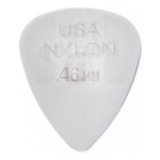 Palheta Dunlop Nylon .46mm Guitarra Baixo Violão (pct C/ 6)