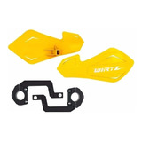 Cubre Manos Plástico Universales Wirtz Mx/enduro - Amarillo