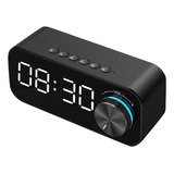 Reloj Despertador Led Bluetooth Con Altavoz Estéreo De