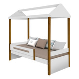 Cama Sara Design Casinha Com Grade De Proteção