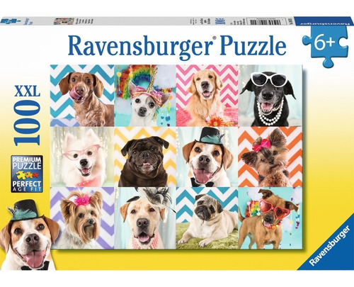 Rompecabezas Ravensburger 100 Pzas Perritos Disfrazados