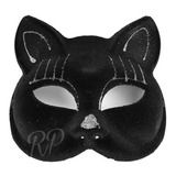 Mascara Antifaz Gato, Gatito Negro Elegante. Unisex.