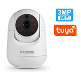 Câmera Segurança Inteligente Wifi Tuya 3mp Fluers 