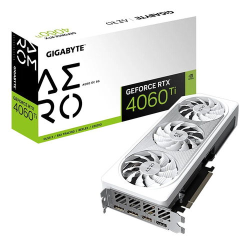 Tarjeta De Video Gigabyte Nvidia Aero Rtx 4060 Ti 8gb Oc 