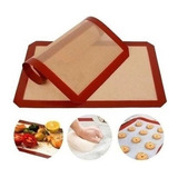 Placa Silicona Plancha Con Malla Antiadherente Horno 40x30cm