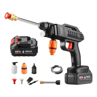 HIRLAN Pistola Lavado Coche Hidrolavadora Inalámbrico Alta Presión Color Negro | MercadoLibre