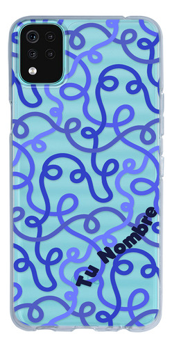 Funda Para LG Para Mujer Líneas Abstracto Nombre