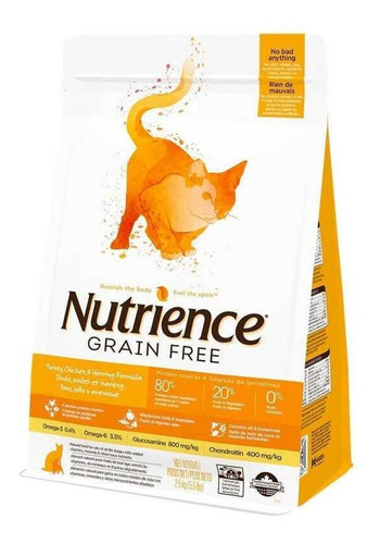 Nutrience Grain Free Pollo Pavo Arenque Gatos 5 Kg