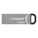 Memoria Usb 3.2 Kingston Datatraveler Kyson 128gb Color Plateado