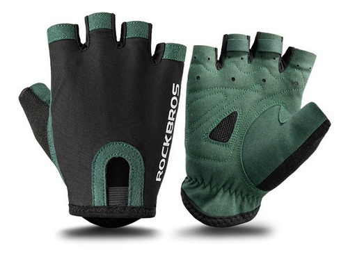 Guantes Rockbros Bicicleta Fitness Half Finger Respirable