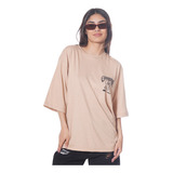 Remera Oversize Estampada Mujer Algodon Calidad Premium H21