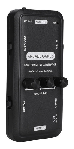 Imagen De Video Portátil Scan Line Generator Para Juegos De 