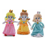 Set 3 Princesas Peach Daisy Rosalina De Mario Bros Peluches
