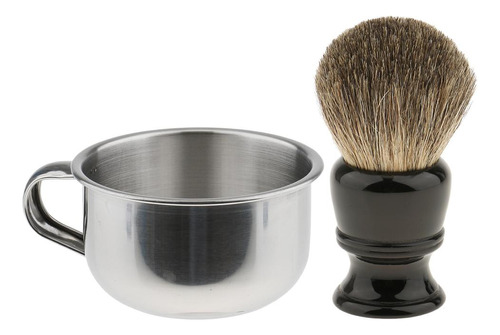 Salon Barber Shave Set Jabón Para Afeitar Para Hombres Taza