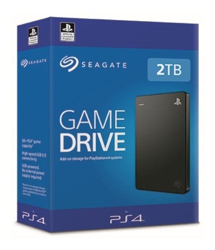 Seagate  Disco Externo  2tb (2000gb)  Ps4 Usb 3.0 Game Drive