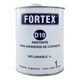 Diluyente Para Adhesivos De Contacto Líquido Fortex D10 Color Agua