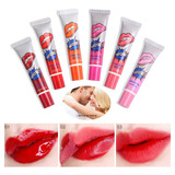 Tinte De Labios De Larga Duración, 6 Colores, Set De Maquill