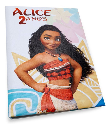 Álbum Personalizado Moana C/ Nome E Idade - 100 Fotos 10x15