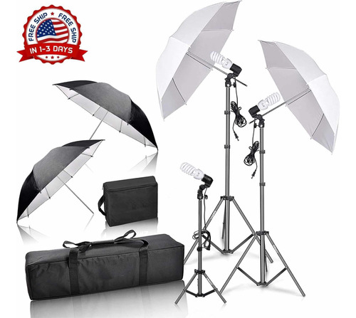 Kit Estudio Fotográfico Iluminación Fotografía Profesional