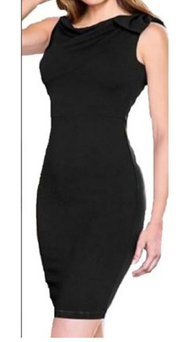 Vestido Corto Negro 979-36 Cklass Oferta